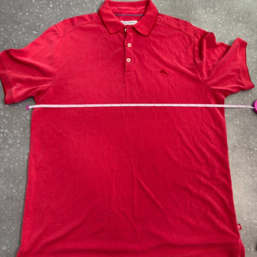 Tommy Bahama IslandZone Red Polo Shirt – Size Large - Picture 10 of 12